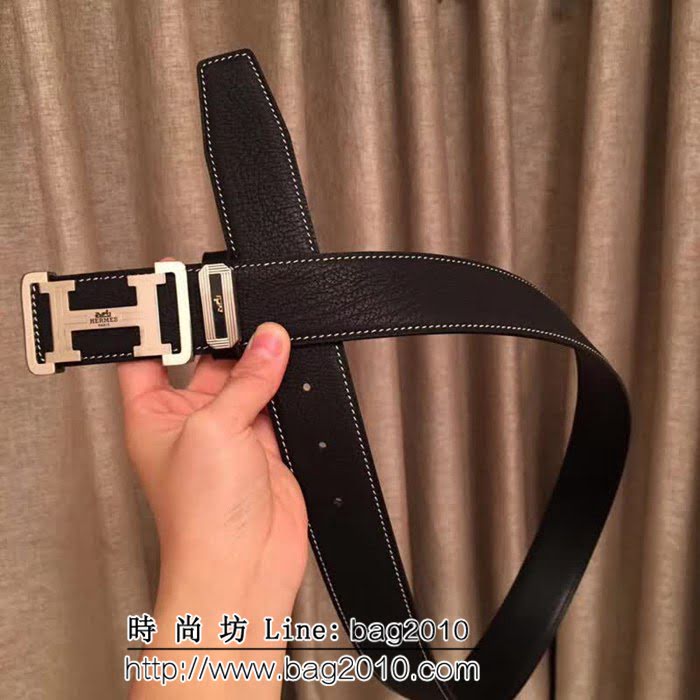 愛馬仕HERMES 義大利進口雙面小象紋 海外原廠高端男士皮帶 HHG1292